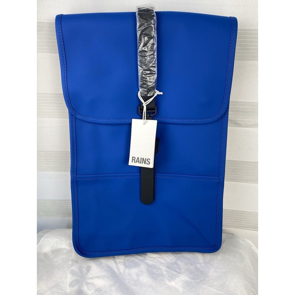 Rains Backpack Mini Adult Waves Blue W3 Waterproof 13020 School Work Travel Hike